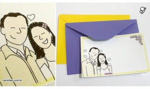 Cartão de agradecimento dos noivos originais-3