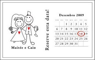 'Save The Date': Reserve esta data para o casamento!